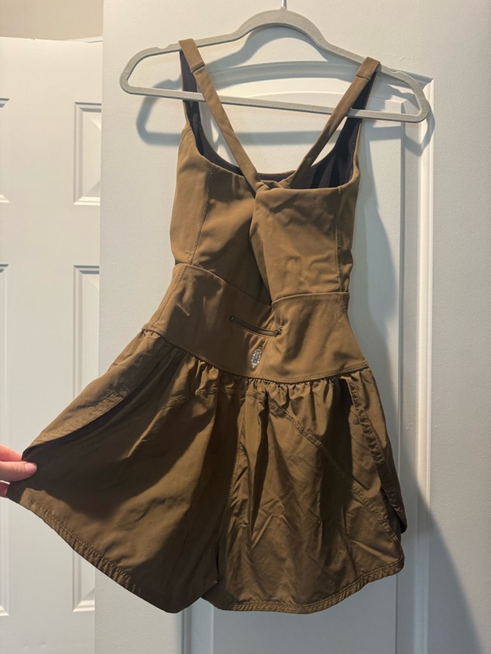 FP Movement by Free People Olive-Brown Cutout Romper - Picture 3 of 3